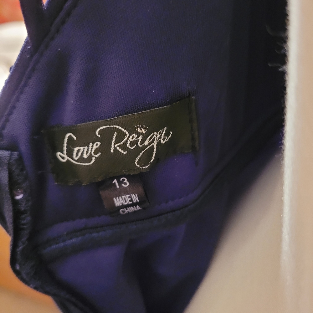 LOVE REIGN NAVY DRESS - Picture 6 of 8